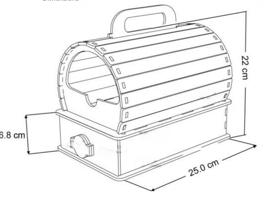 Butoiaș din lemn pentru vin cu sertar – personalizat, lucrat manual