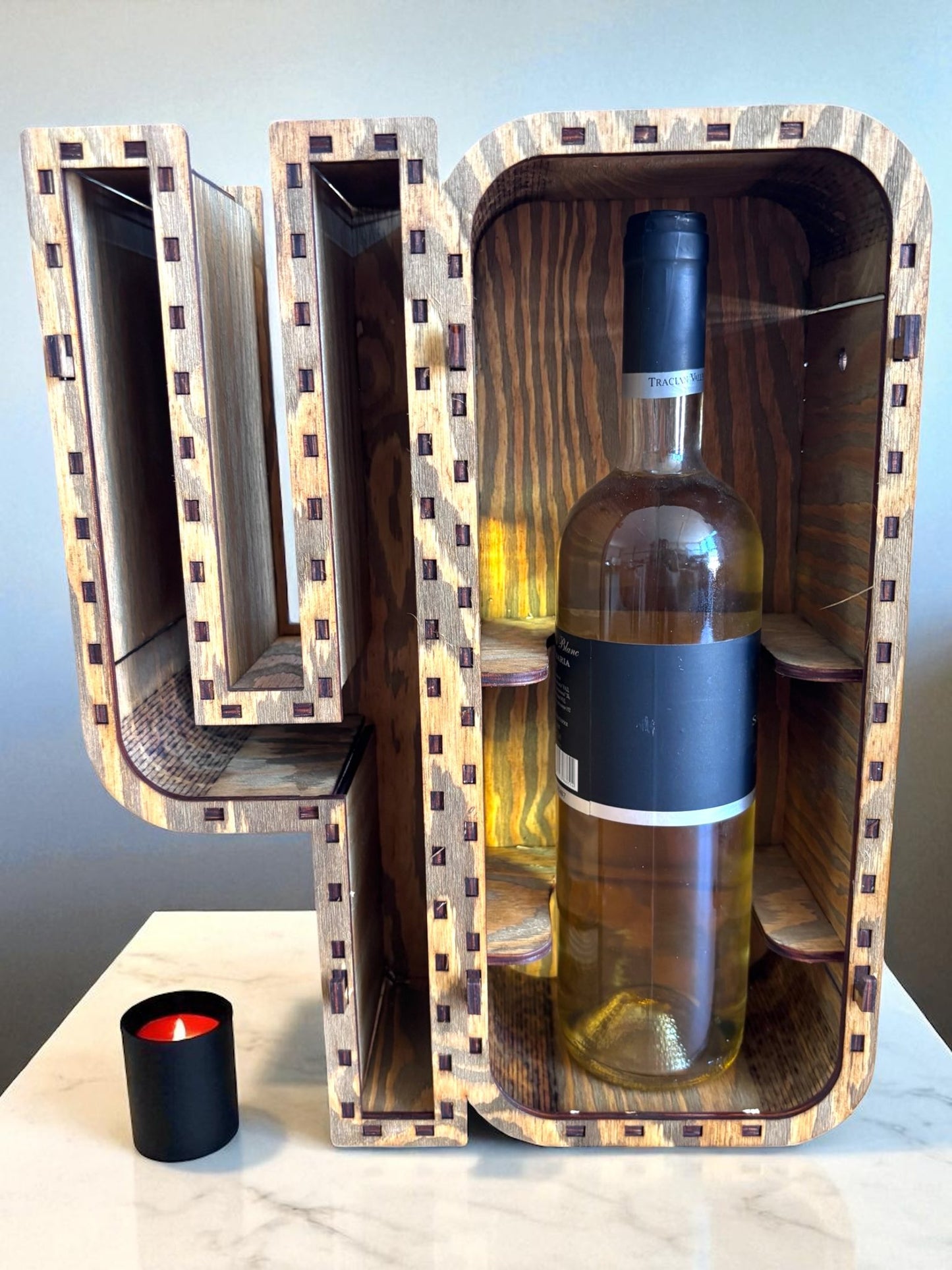 Cutie din lemn personalizată pentru aniversare 40 de ani – lucrată manual, elegantă și simbolică