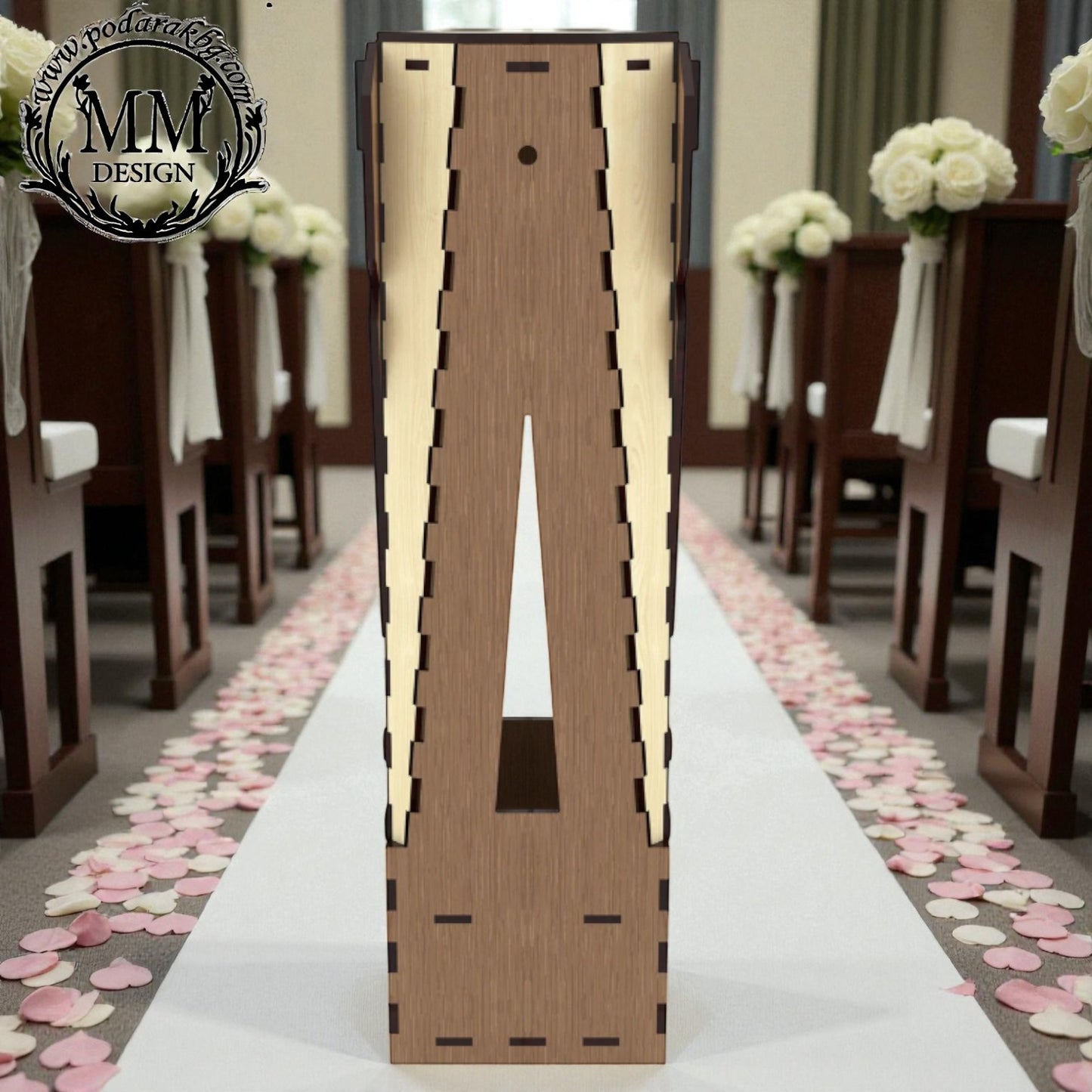 Cutie din lemn pentru sticlă de vin „Smoking” – personalizată